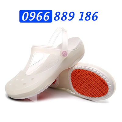 Veblen Crocs dép nữ mùa hè dốc đáy mới không trượt nhẹ nhàng với đôi dép thạch dép giản dị Baotou