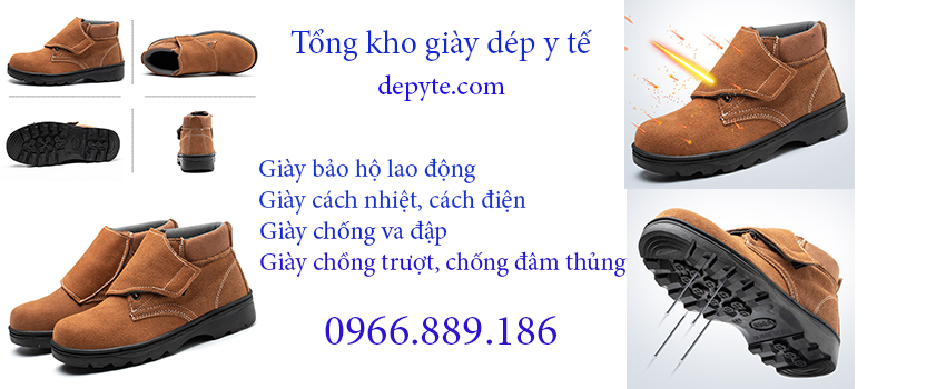 Giày bảo hộ lao động cho cả nam và nữ, thiết kế êm chân, thoáng khí có cách nhiệt, cách điện, chống thấm nước và chống hôi chân