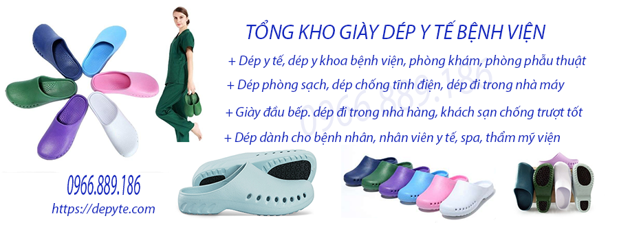 Dép y khoa, dép bệnh viện chống trơn trượt, dép ngành y với nhiều ưu điểm vượt trội, mang đến sự an toàn khi làm việc và di chuyển