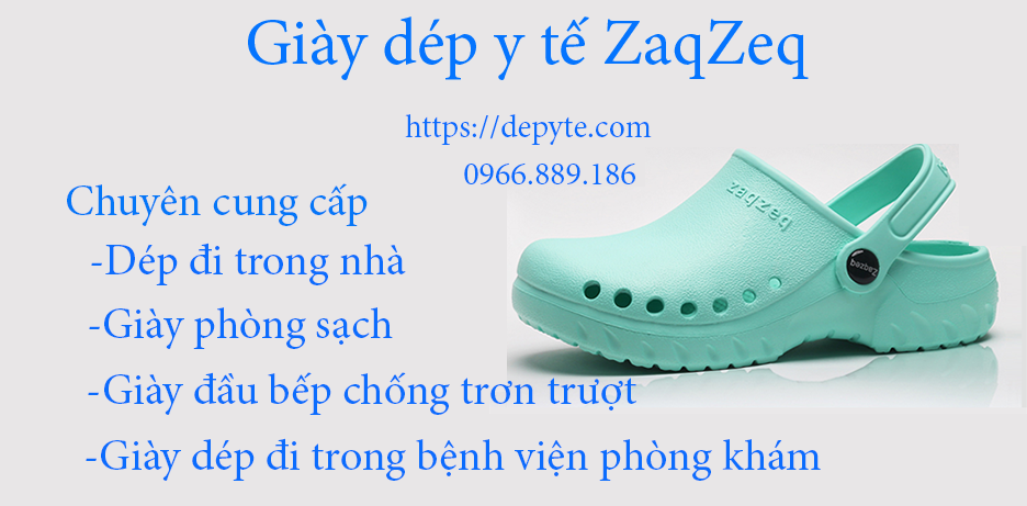 Giày dép y tế thương hiệu ZaqZeq chính hãng chuyên dụng trong ngành y