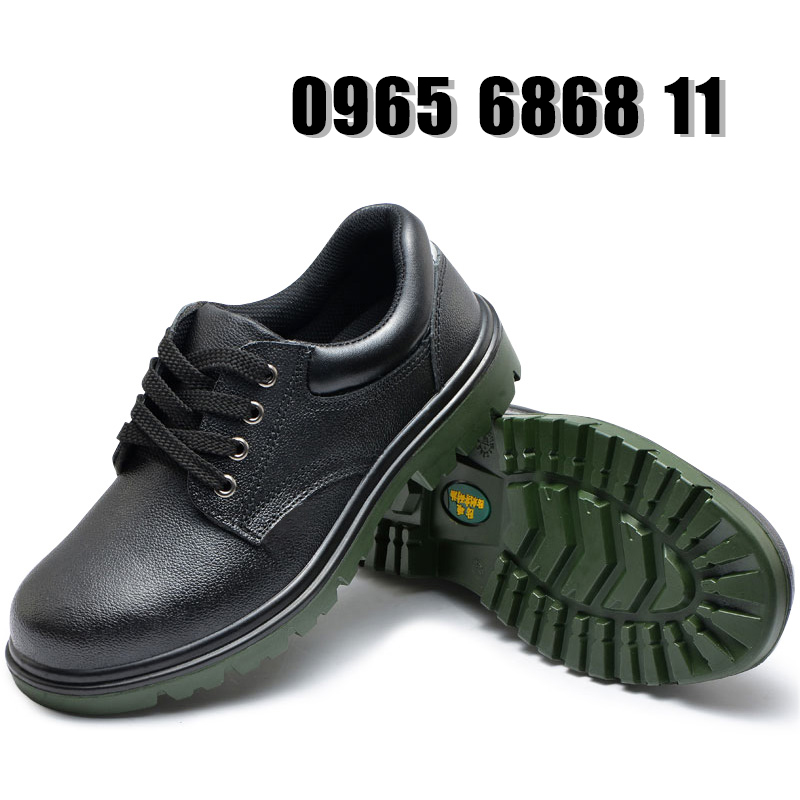 Giày công trường cho công nhân mũi thép bảo vệ chân giày giày bảo hộ chống nước chống trượt