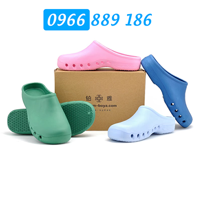 . Ya giày nghiệm bạch y tá giày Baotou giày phòng phẫu thuật dép giày giày bảo vệ chống trượt phẫu thuật giày châm cứu 