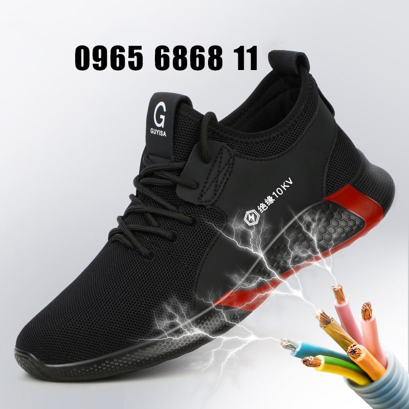 Giày bảo hộ lao động nam chuyên dụng cho thợ điện giày lao động cách điện chịu điện áp cao 